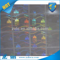 Custom adhesive security sticker transparent hologram